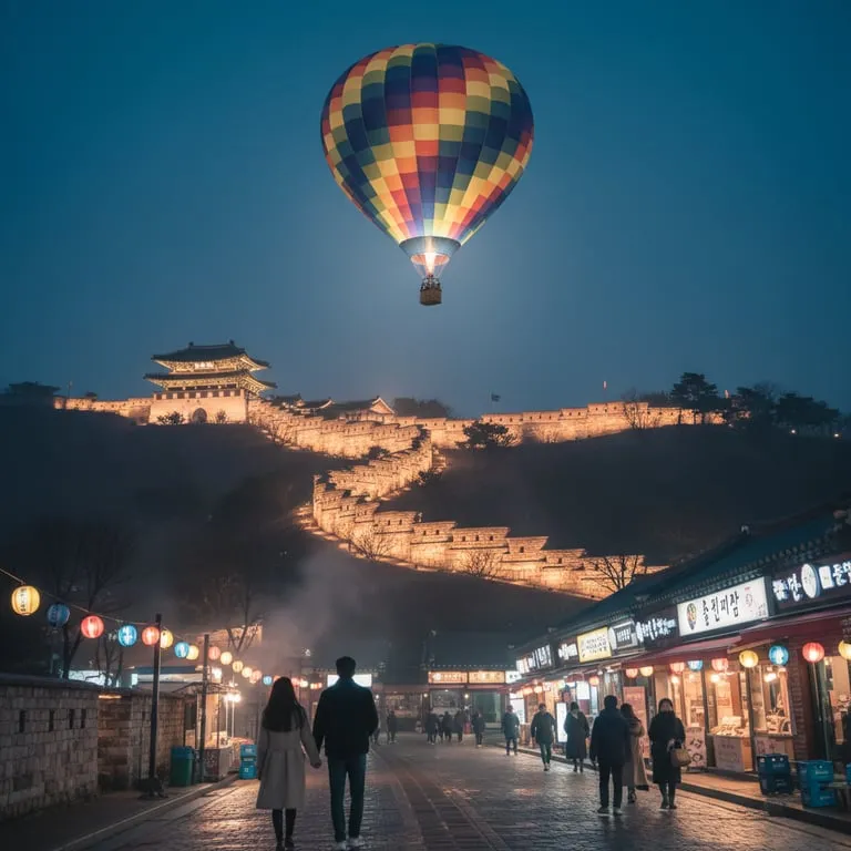 수원 화성 행궁 야간 개장과 열기구 체험 정보, 성곽길 따라 걷는 로맨틱한 데이트 코스와 통닭 거리 맛집