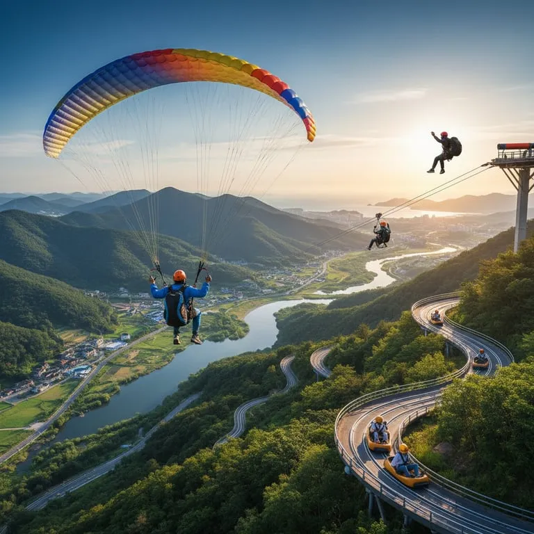 스트레스 날려버릴 액티비티 가득한 국내 여행지 추천, 패러글라이딩부터 루지까지 짜릿한 체험 여행 정보 총집합