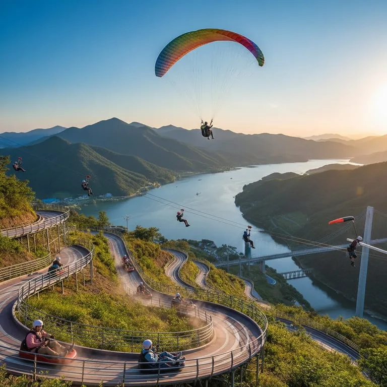스트레스 날려버릴 액티비티 가득한 국내 여행지, 패러글라이딩부터 루지까지 짜릿한 체험 여행 정보 총집합