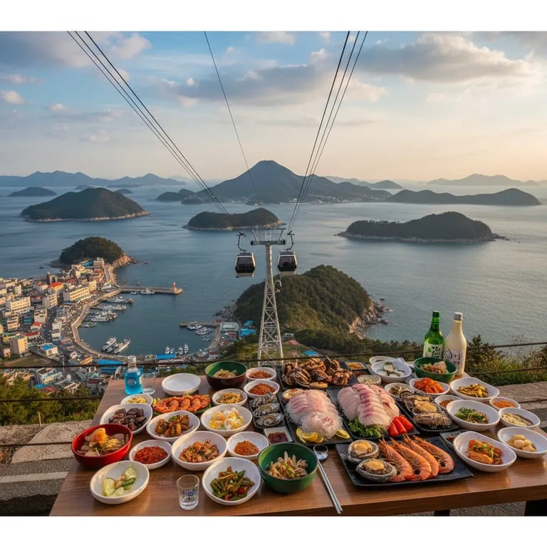 한국의 나폴리라 불리는 통영 여행 코스 추천, 케이블카 타고 보는 다도해 전망과 싱싱한 해산물 맛집 탐방