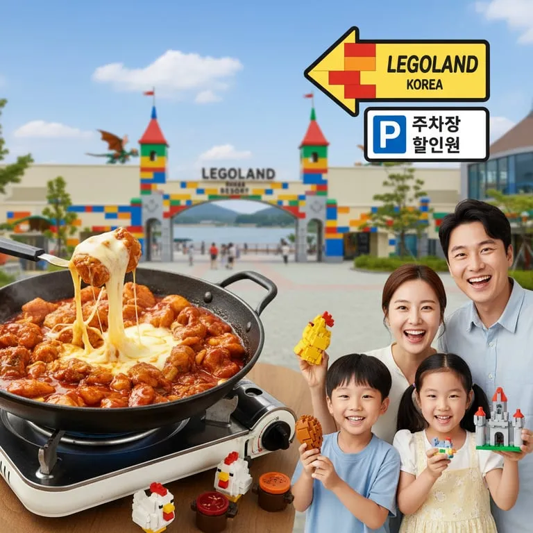 춘천 닭갈비 먹고 즐기는 레고랜드 여행 코스, 아이와 함께 가기 좋은 테마파크 할인권 구매와 주차장 정보